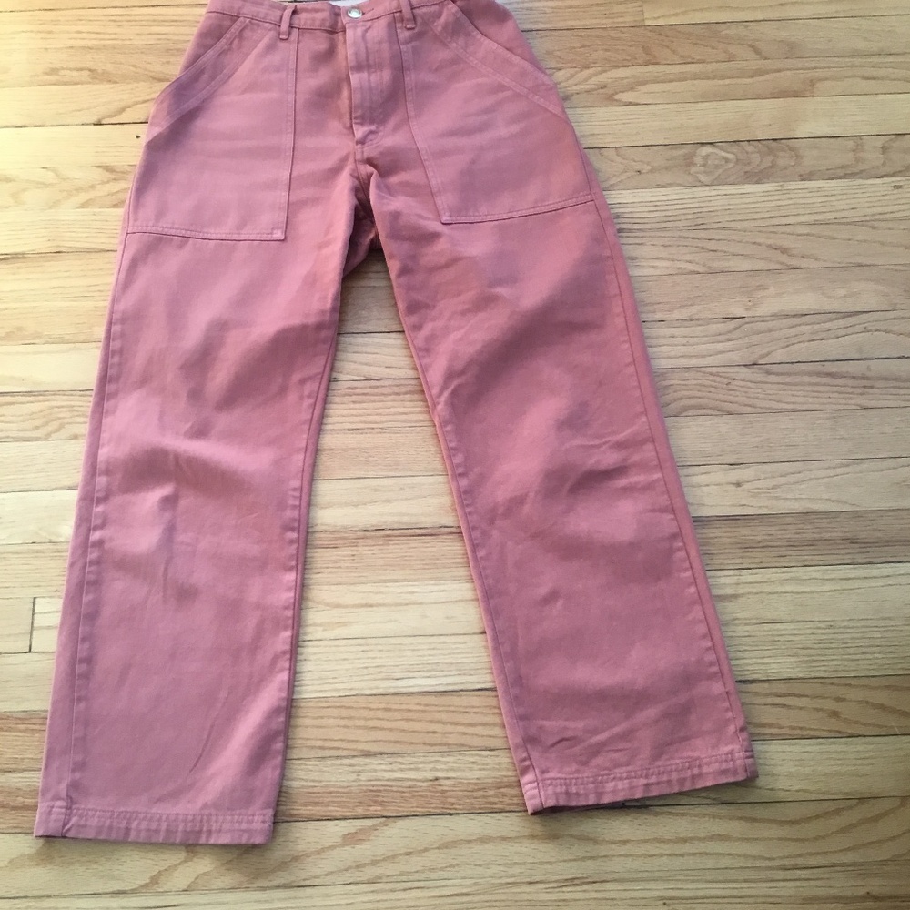 Big Bud Press rust straight leg pants